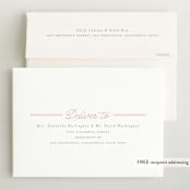 "Byline" - Birth Announcements in Melon by Laura Hankins - FREE Recipient Addressing