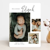 "Written Out" - Birth Announcements in Coal by Carolyn Nicks - Front