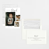 "Written Out" - Birth Announcements in Coal by Carolyn Nicks - Assembled