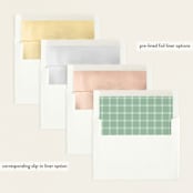 "Double Time" - Birth Announcements in Aloe by Pixel and Hank - Envelope Liner Options