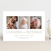 "Counting Those Blessings" - Birth Announcements in Sugar by Robert and Stella - Front