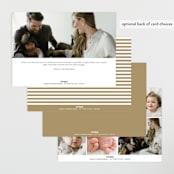 "Counting Those Blessings" - Birth Announcements in Sugar by Robert and Stella - Back of Card Options