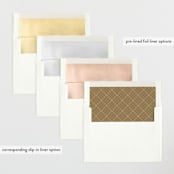 "Counting Those Blessings" - Birth Announcements in Sugar by Robert and Stella - Envelope Liner Options