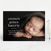 "Details" - Birth Announcements in Cloud by Susan Asbill - Front