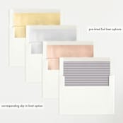 "Details" - Birth Announcements in Cloud by Susan Asbill - Envelope Liner Options
