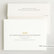 "Gingham" - Birth Announcements in Marigold by Jessie Steury - FREE Recipient Addressing