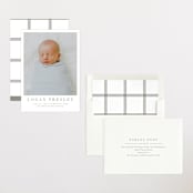 "Menil" - Birth Announcements in Fawn by Megan Davis - Assembled