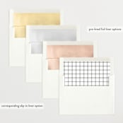 "Bold Name Frame" - Birth Announcements in Ash by Alethea and Ruth - Envelope Liner Options