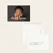 "Meeting" - Birth Announcements in Cloud by Up Up Creative - Assembled
