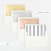 "simply ours" - Birth Announcements in Powder by Sara Hicks Malone - Envelope Liner Options