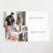 "Border" - Birth Announcements in Shadow by Kasia Labocki - Interior Options