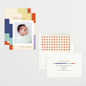 "Punchy" - Birth Announcements in Party by Pixel and Hank - Assembled
