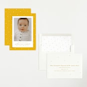 "Blanket" - Birth Announcements in Bee by Lea Delaveris - Assembled