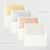 "Type Arch" - Birth Announcements in Bluebird Day by Baumbirdy - Envelope Liner Options