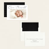 "Up Top" - Birth Announcements in Ink by Carolyn MacLaren - Assembled