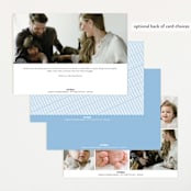 "Sweet One" - Birth Announcements in Sky by Nicoletta Savod - Back of Card Options