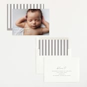 "certified cute" - Birth Announcements in Snow by Sara Hicks Malone - Assembled