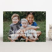 "Together" - Birth Announcements in Cloud by Erin L. Wilson - Front