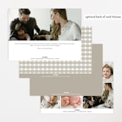 "Together" - Birth Announcements in Cloud by Erin L. Wilson - Back of Card Options