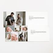 "Together" - Birth Announcements in Cloud by Erin L. Wilson - Interior Options