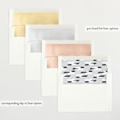 "Lift" - Birth Announcements in Ash by Lehan Veenker - Envelope Liner Options