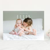 "in name only" - Birth Announcements in Whipped Cream by Jennifer Wick - Front