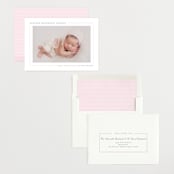 "Simply Serene" - Birth Announcements in Blush by Lauren Chism - Assembled