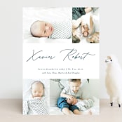 "Modern scribe" - Birth Announcements in Lake by Stacey Meacham - Front