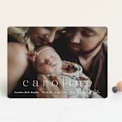"Classically Stated" - Birth Announcements in Sugar by Sara Hicks Malone - Front