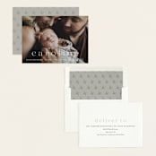 "Classically Stated" - Birth Announcements in Sugar by Sara Hicks Malone - Assembled