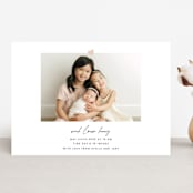 "Camellia" - Birth Announcements in Camellia by Blustery August - Front