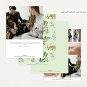 "Jungle Friends" - Birth Announcements in Jungle by Morgan Ramberg - Back of Card