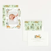 "Jungle Friends" - Birth Announcements in Jungle by Morgan Ramberg - Assembled