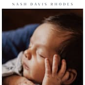 "Simple name" - Birth Announcements in Cobalt by Stacey Meacham - Detail