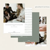 "simplified" - Birth Announcements in Pearl by Summer Winkelman - Back of Card Options