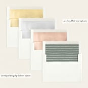 "simplified" - Birth Announcements in Pearl by Summer Winkelman - Envelope Liner Options