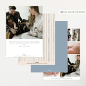 "Iconic bebe" - Birth Announcements in Bluebird by Creo Study - Back of Card Options