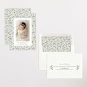 "Spring Gardens" - Birth Announcements in Mojito by Sherley Ferreira - Assembled