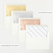 "Baby Frame" - Birth Announcements in Cornflower by Chris Griffith - Envelope Liner Options