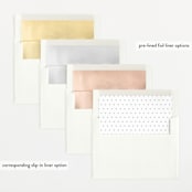 "Baby Classic" - Birth Announcements in Cloud by Carolyn MacLaren - Envelope Liner Options