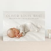 "Our Hearts" - Birth Announcements in Fog by Julia Hall - Front
