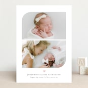"Camber" - Birth Announcements in Cotton Candy by Jessica Williams - Front