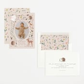 "Little Friends" - Birth Announcements in Buttercream by Vera Lim - Assembled