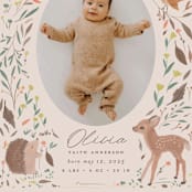 "Little Friends" - Birth Announcements in Buttercream by Vera Lim - Detail
