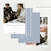 "Baby Frame" - Birth Announcements in Cornflower by Chris Griffith - Back of Card Options