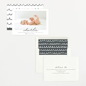 "Special Name" - Birth Announcements in Slate by Shirley Lin Schneider - Assembled