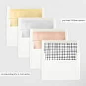 "Simply" - Birth Announcements in Noir by AK Graphics - Envelope Liner Options