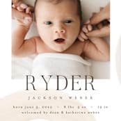 "Shapes and Colors" - Birth Announcements in Wanderlust by Pixel and Hank - Detail