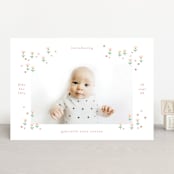 "tiny blooms" - Birth Announcements in Spring by Phrosné Barwood - Front