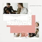 "tiny blooms" - Birth Announcements in Spring by Phrosné Barwood - Back of Card Options